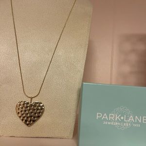 Park Lane gold heart necklace